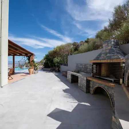 빌라 Phos With Panoramic Sea View *