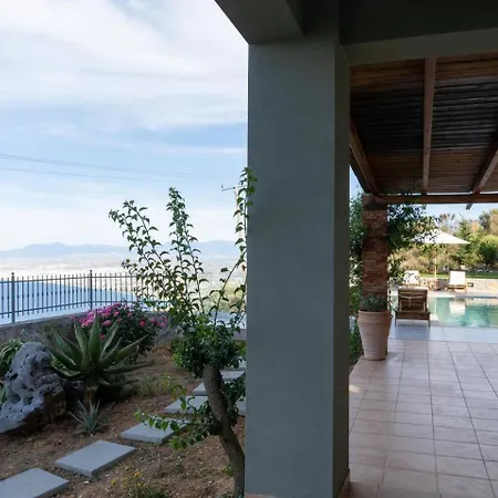 Phos With Panoramic Sea View 빌라 Rodhiá