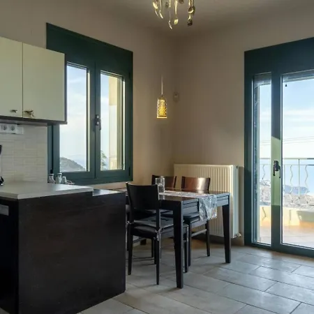 Phos With Panoramic Sea View 빌라 *