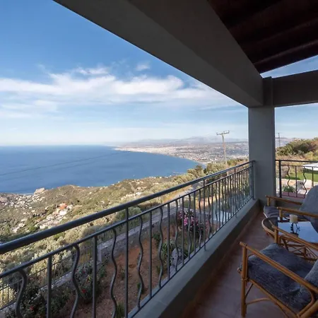 빌라 Phos With Panoramic Sea View *