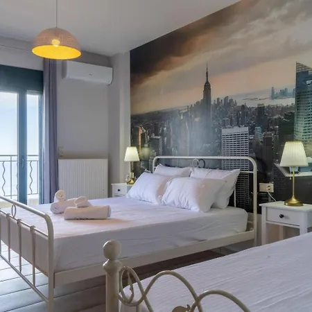 Phos With Panoramic Sea View 빌라 *